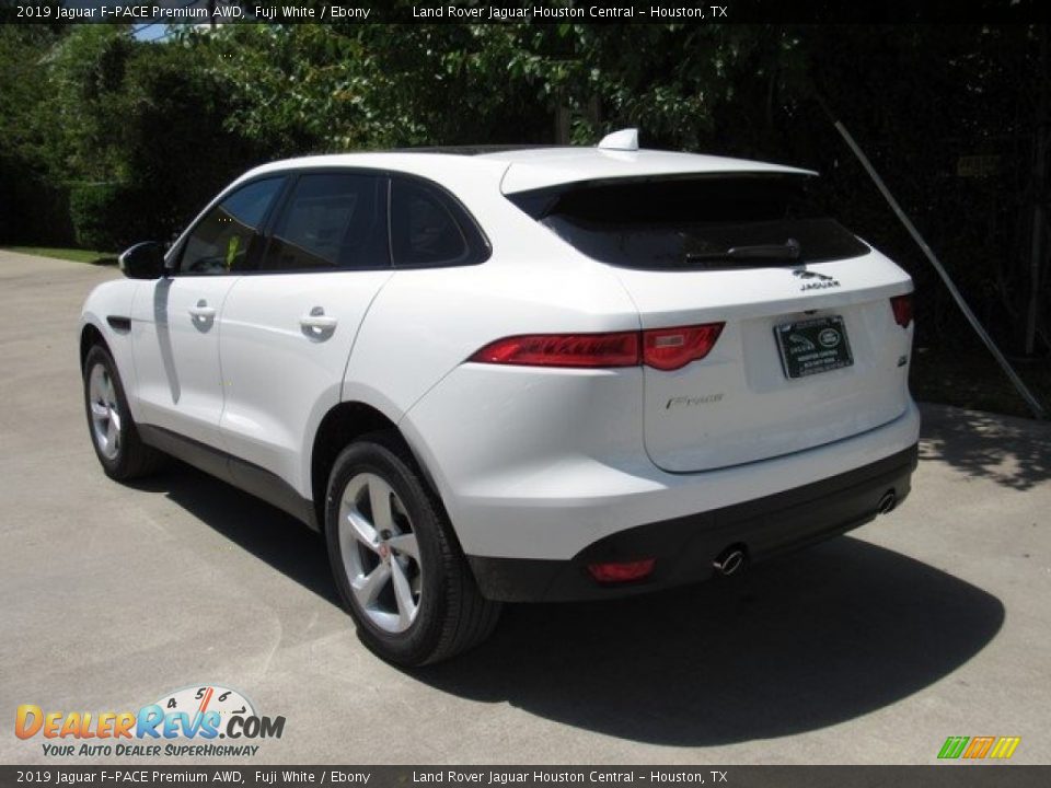 2019 Jaguar F-PACE Premium AWD Fuji White / Ebony Photo #12