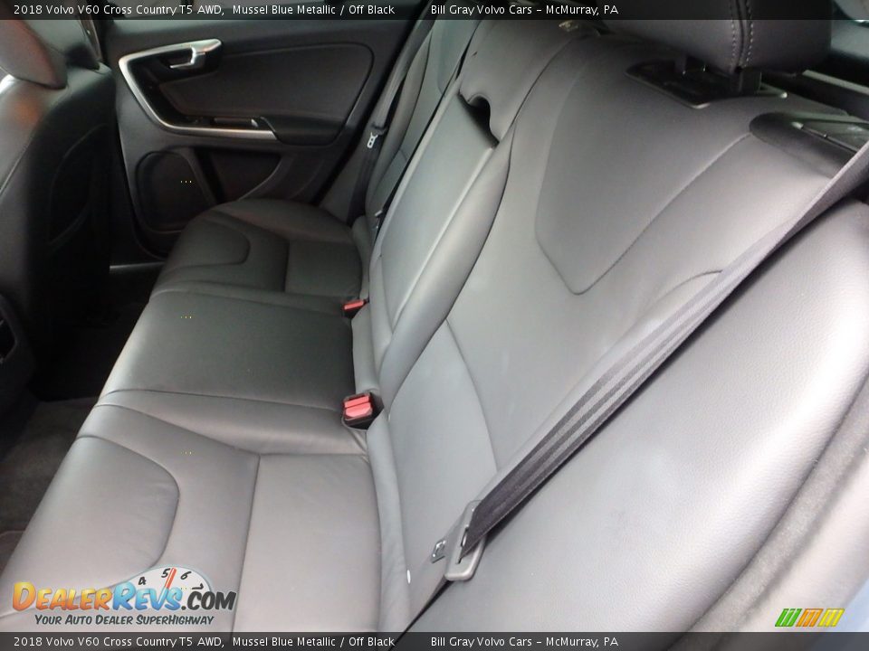 Rear Seat of 2018 Volvo V60 Cross Country T5 AWD Photo #16
