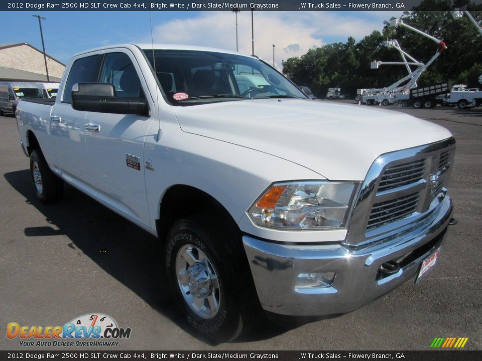 2012 Dodge Ram 2500 HD SLT Crew Cab 4x4 Bright White / Dark Slate/Medium Graystone Photo #7