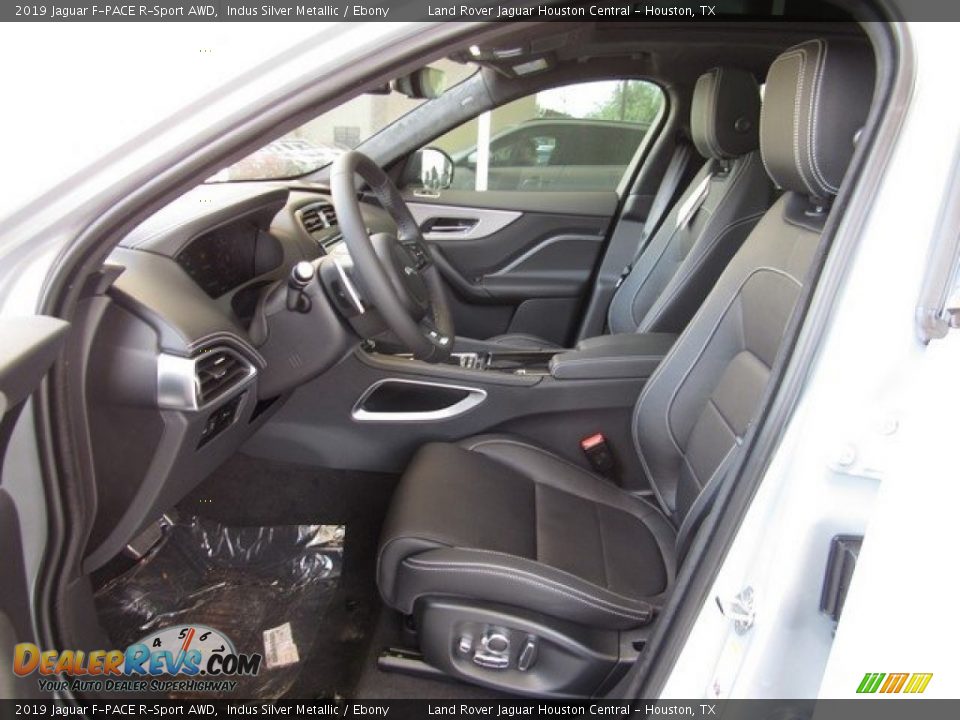 Ebony Interior - 2019 Jaguar F-PACE R-Sport AWD Photo #3