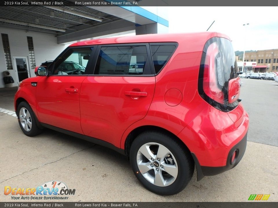 2019 Kia Soul Inferno Red / Black Photo #5