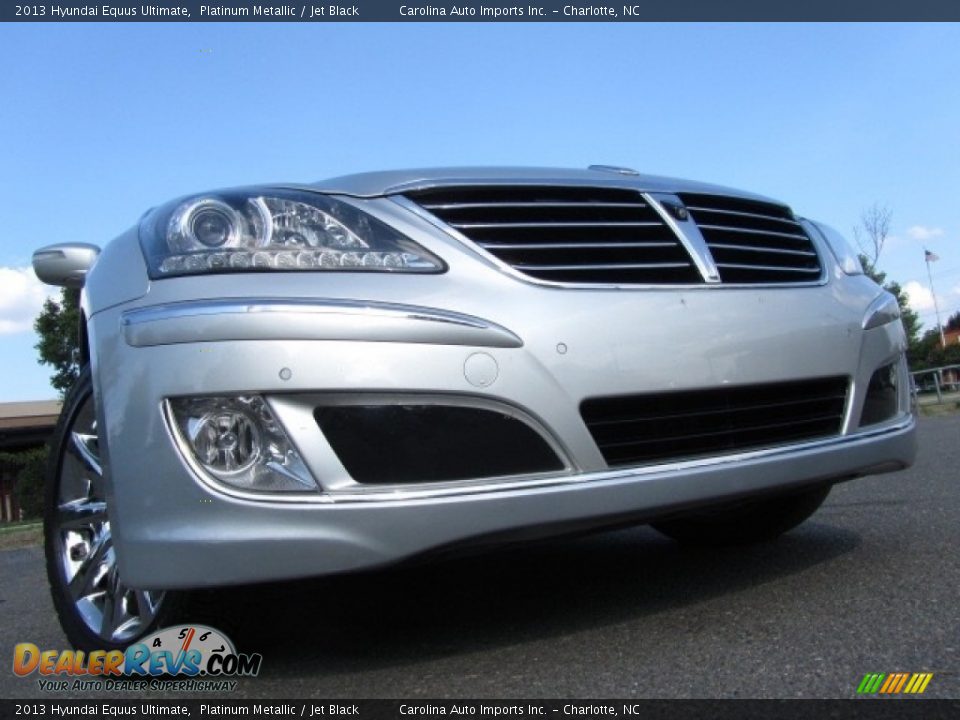2013 Hyundai Equus Ultimate Platinum Metallic / Jet Black Photo #1