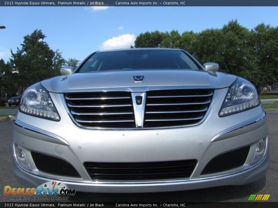 2013 Hyundai Equus Ultimate Platinum Metallic / Jet Black Photo #4