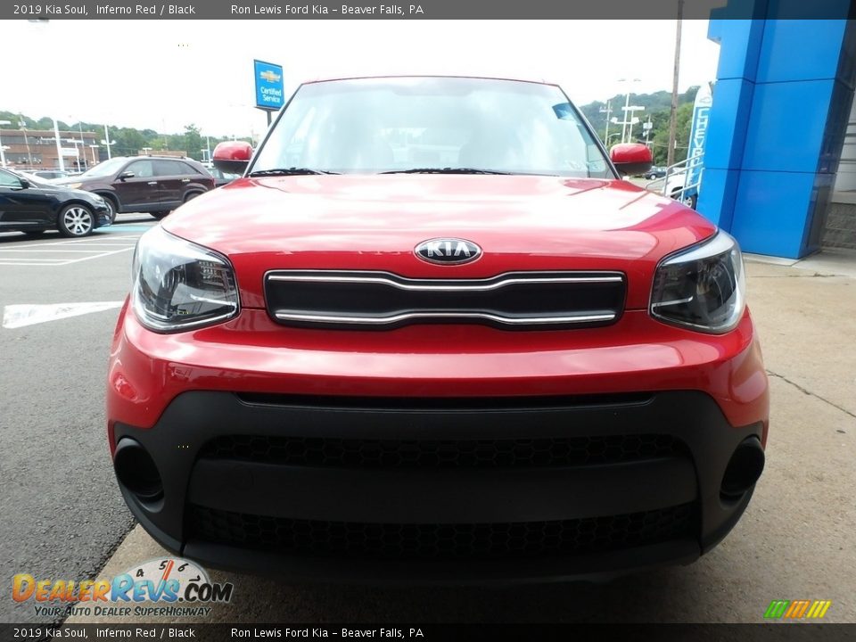 2019 Kia Soul Inferno Red / Black Photo #8