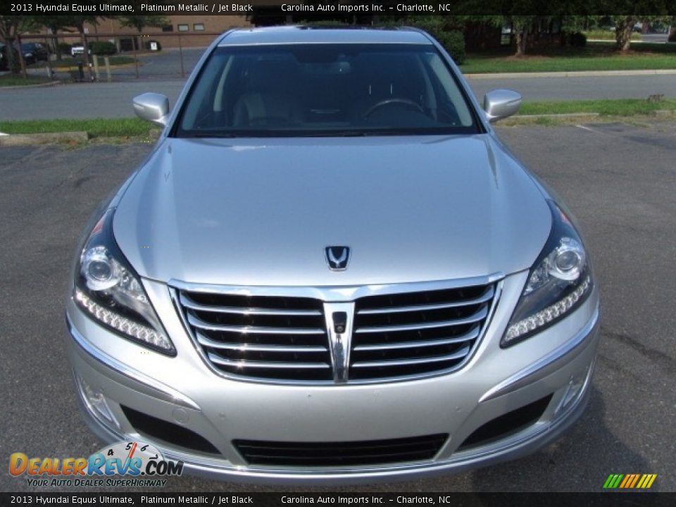2013 Hyundai Equus Ultimate Platinum Metallic / Jet Black Photo #5