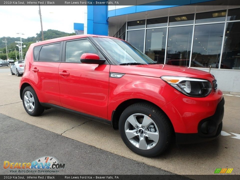 2019 Kia Soul Inferno Red / Black Photo #9