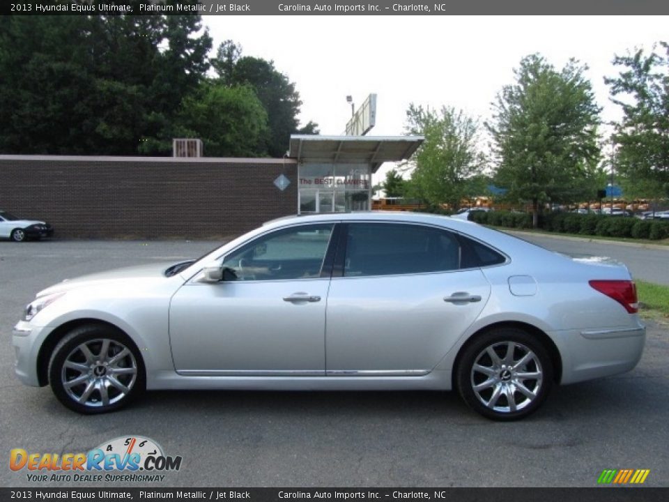 2013 Hyundai Equus Ultimate Platinum Metallic / Jet Black Photo #7