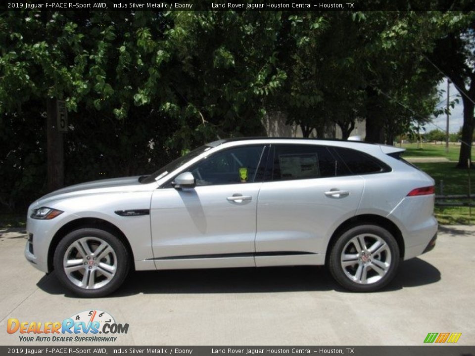 Indus Silver Metallic 2019 Jaguar F-PACE R-Sport AWD Photo #11