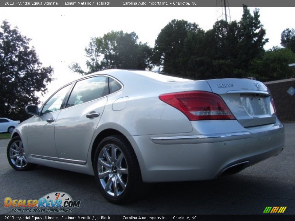 2013 Hyundai Equus Ultimate Platinum Metallic / Jet Black Photo #8