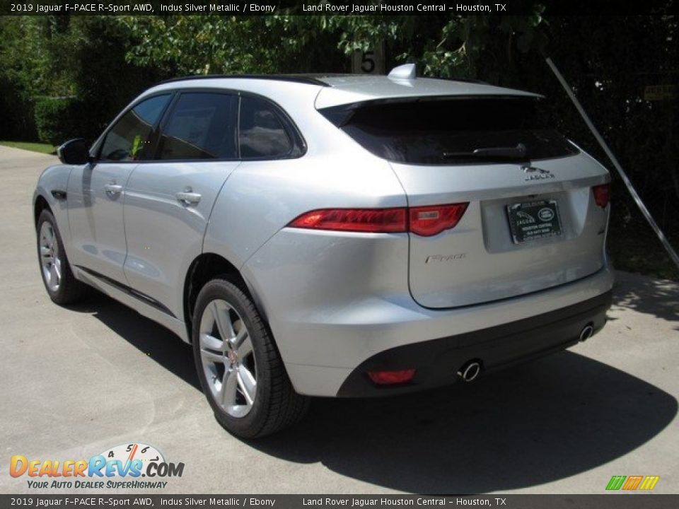 2019 Jaguar F-PACE R-Sport AWD Indus Silver Metallic / Ebony Photo #12