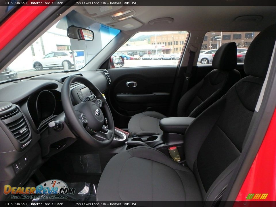 2019 Kia Soul Inferno Red / Black Photo #11