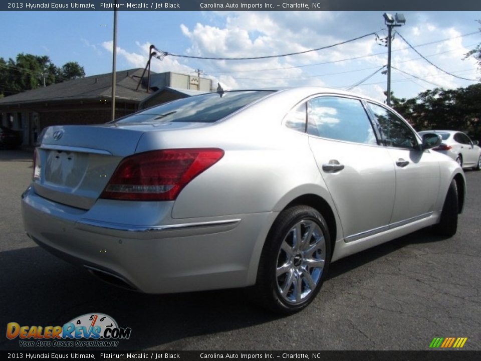 2013 Hyundai Equus Ultimate Platinum Metallic / Jet Black Photo #10
