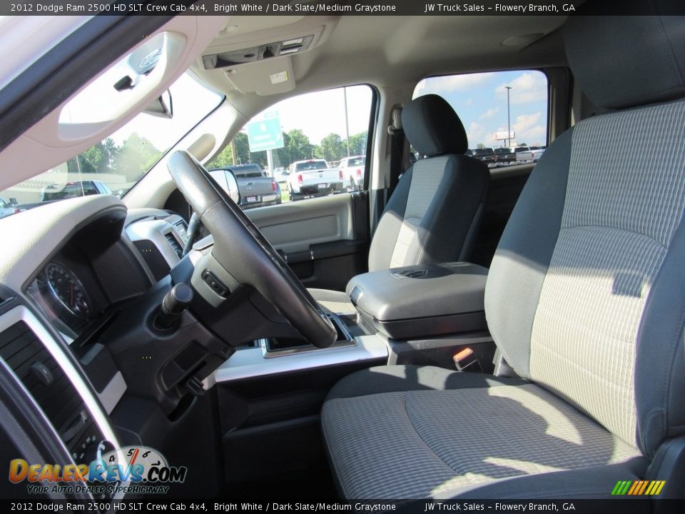 2012 Dodge Ram 2500 HD SLT Crew Cab 4x4 Bright White / Dark Slate/Medium Graystone Photo #17