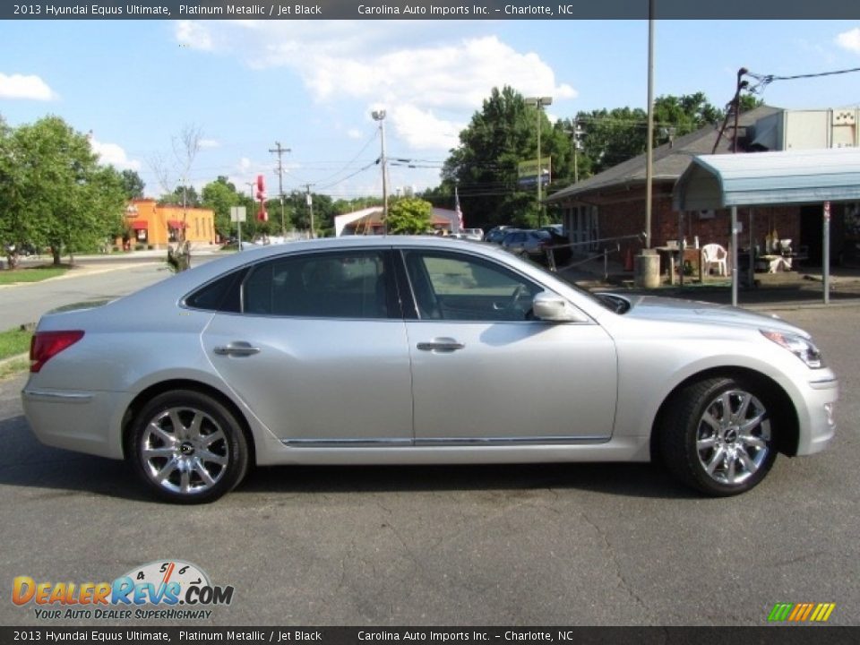 2013 Hyundai Equus Ultimate Platinum Metallic / Jet Black Photo #11