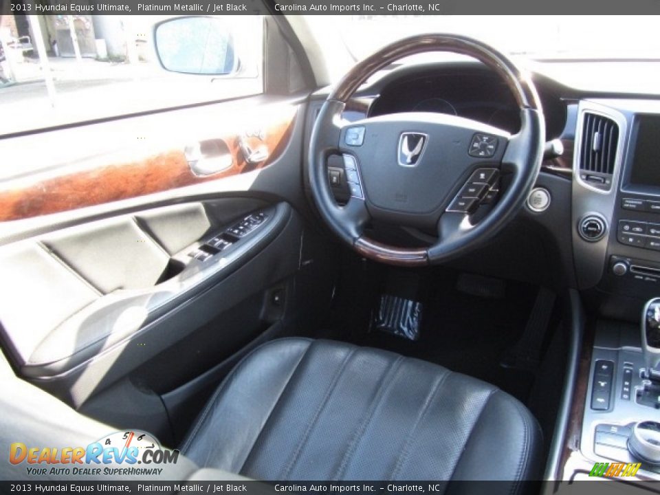 2013 Hyundai Equus Ultimate Platinum Metallic / Jet Black Photo #12