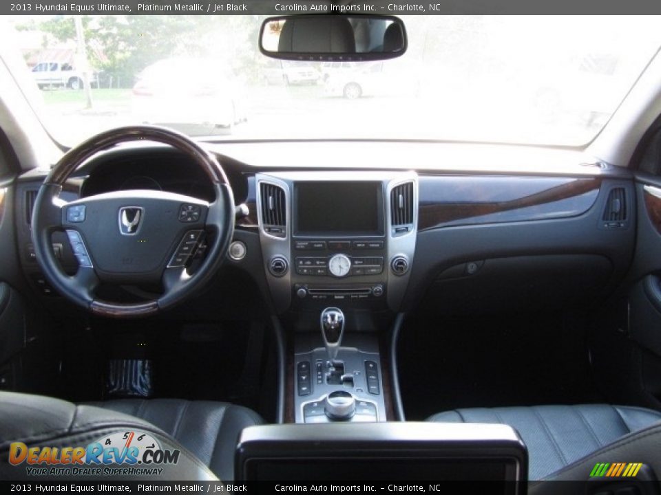 2013 Hyundai Equus Ultimate Platinum Metallic / Jet Black Photo #13