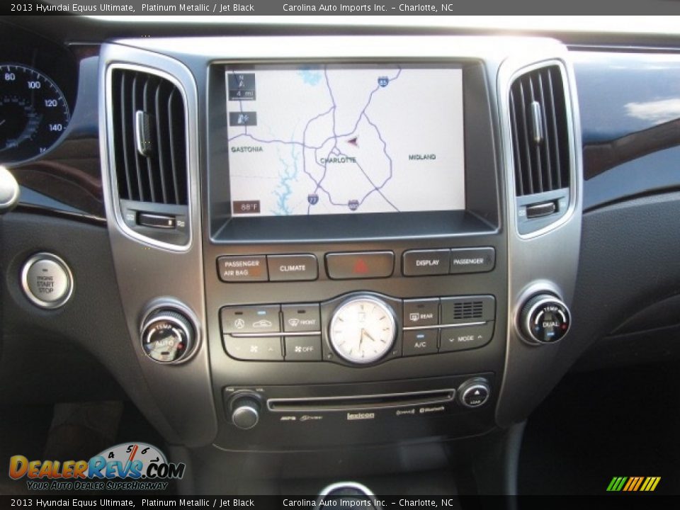 2013 Hyundai Equus Ultimate Platinum Metallic / Jet Black Photo #15