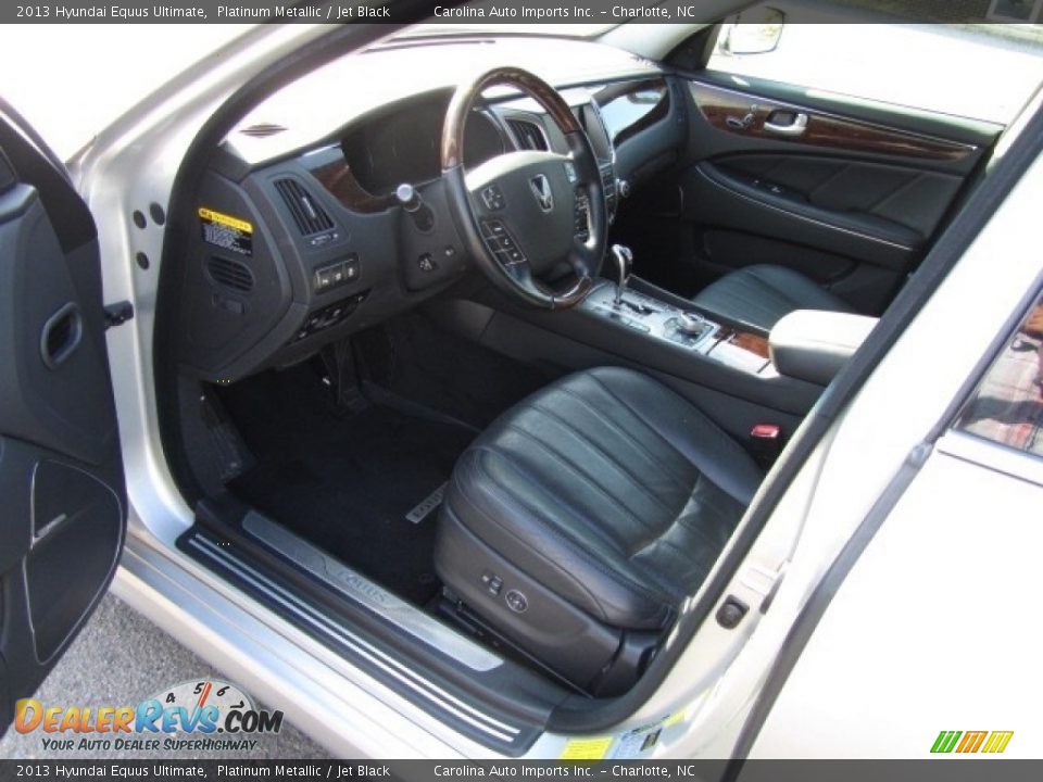 2013 Hyundai Equus Ultimate Platinum Metallic / Jet Black Photo #17