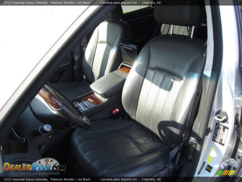 2013 Hyundai Equus Ultimate Platinum Metallic / Jet Black Photo #18
