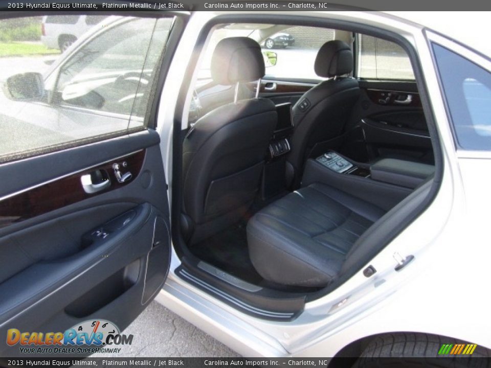 2013 Hyundai Equus Ultimate Platinum Metallic / Jet Black Photo #19