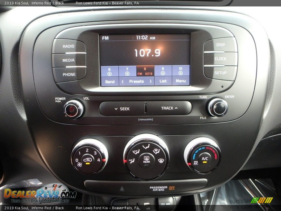 2019 Kia Soul Inferno Red / Black Photo #19