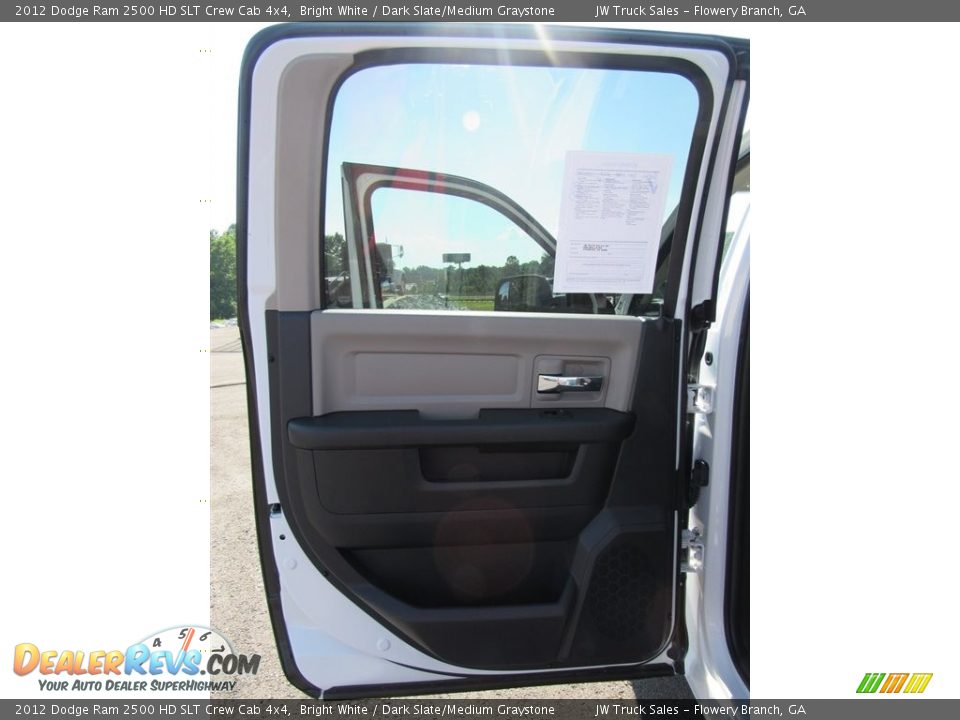 2012 Dodge Ram 2500 HD SLT Crew Cab 4x4 Bright White / Dark Slate/Medium Graystone Photo #25