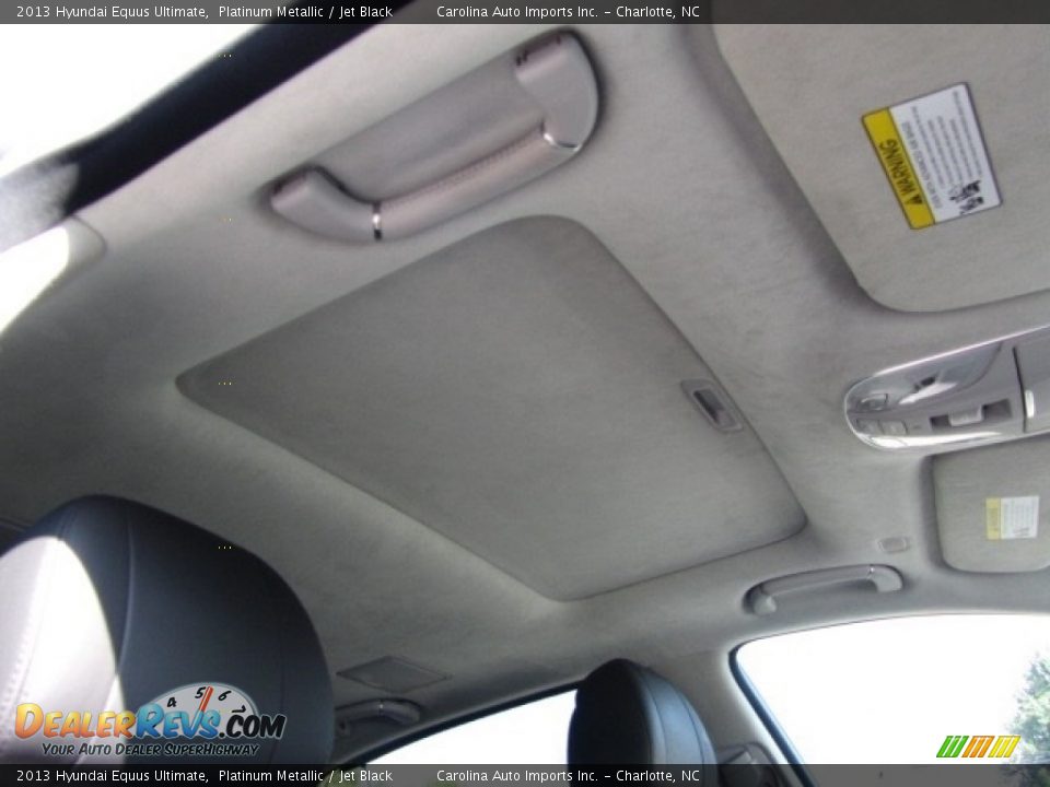 2013 Hyundai Equus Ultimate Platinum Metallic / Jet Black Photo #24