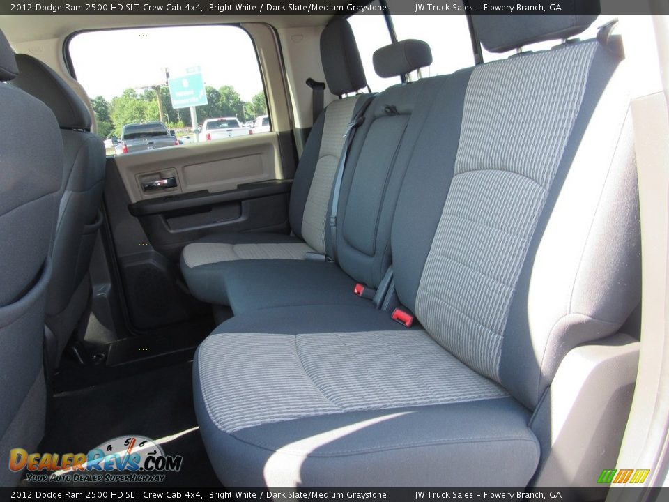 2012 Dodge Ram 2500 HD SLT Crew Cab 4x4 Bright White / Dark Slate/Medium Graystone Photo #27
