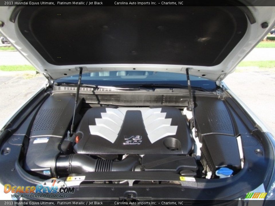 2013 Hyundai Equus Ultimate Platinum Metallic / Jet Black Photo #25