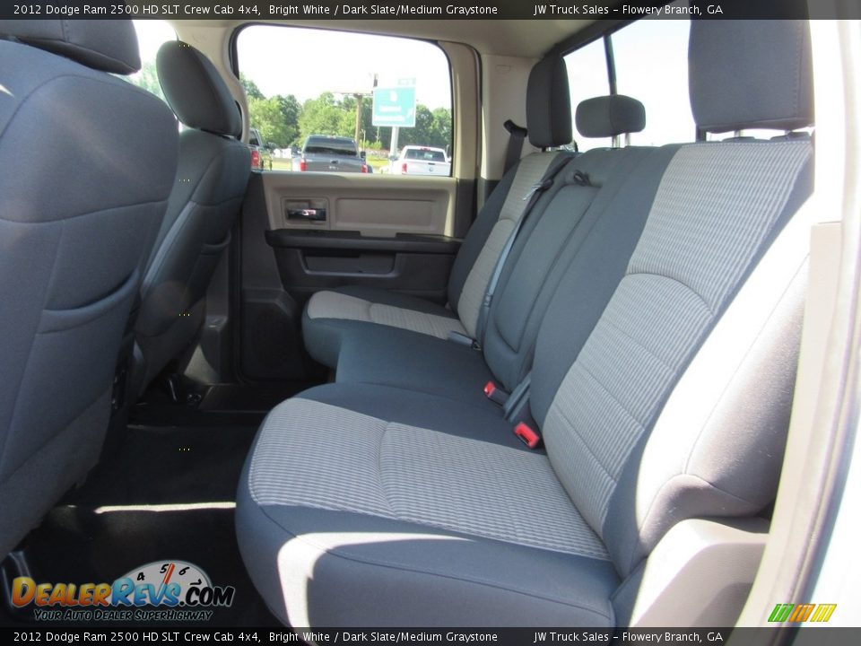 2012 Dodge Ram 2500 HD SLT Crew Cab 4x4 Bright White / Dark Slate/Medium Graystone Photo #28