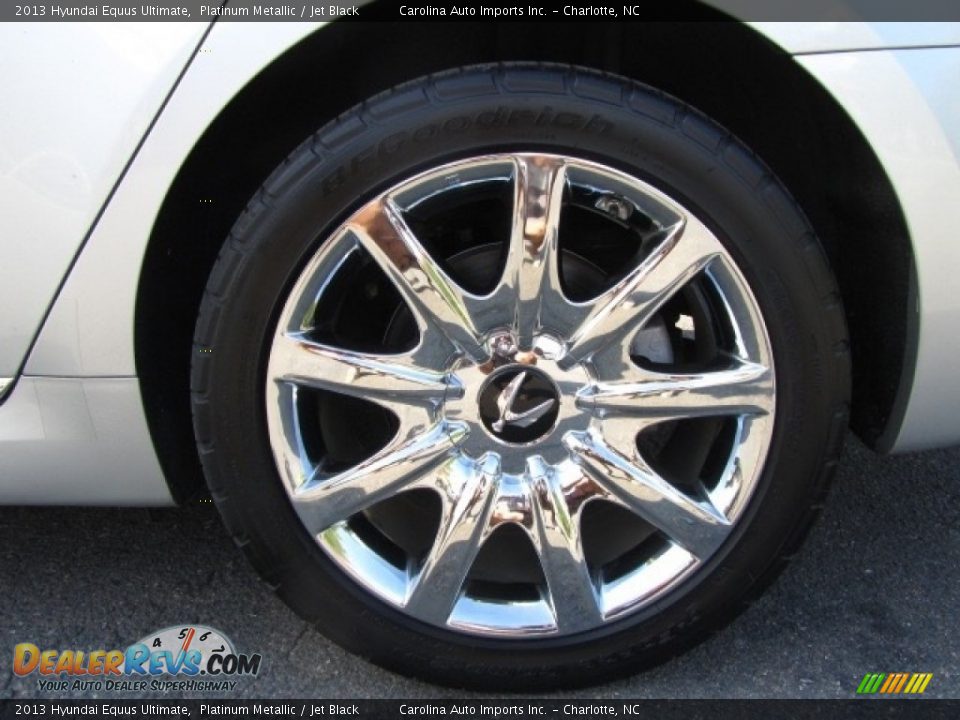 2013 Hyundai Equus Ultimate Platinum Metallic / Jet Black Photo #26