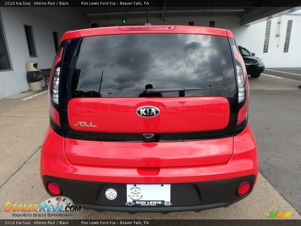 2019 Kia Soul Inferno Red / Black Photo #3