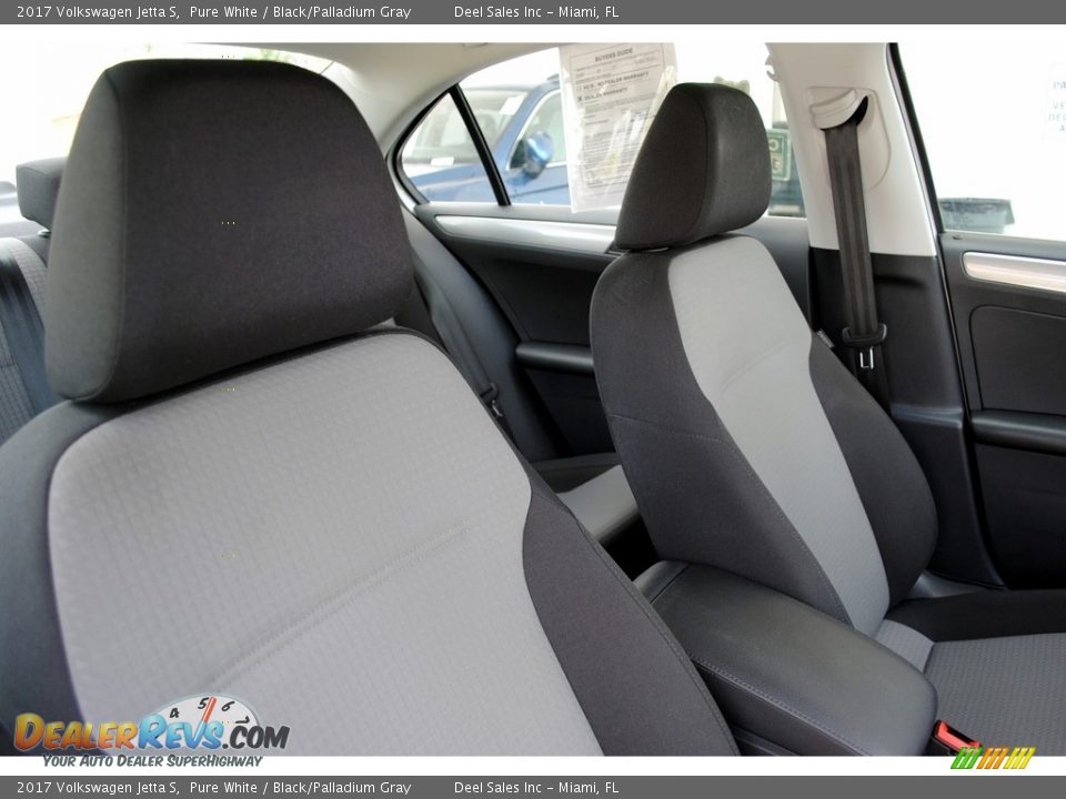 2017 Volkswagen Jetta S Pure White / Black/Palladium Gray Photo #19