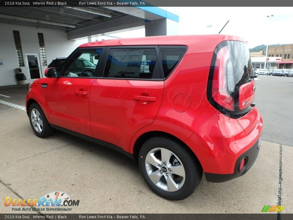 2019 Kia Soul Inferno Red / Black Photo #5