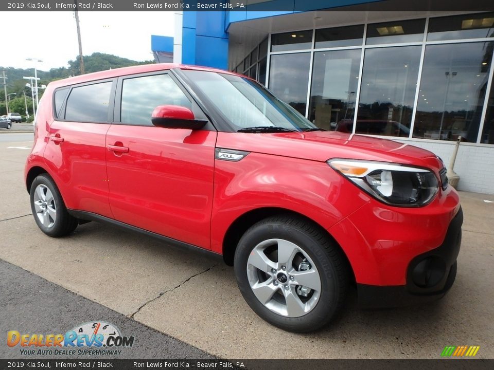 2019 Kia Soul Inferno Red / Black Photo #9