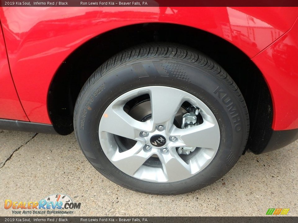 2019 Kia Soul Inferno Red / Black Photo #10