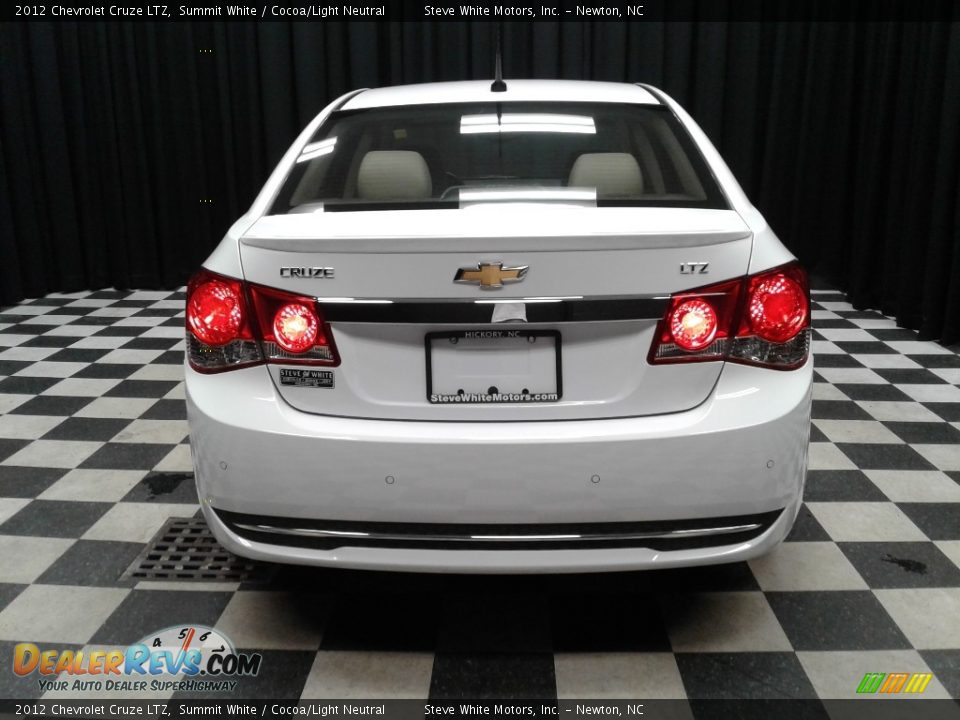 2012 Chevrolet Cruze LTZ Summit White / Cocoa/Light Neutral Photo #7