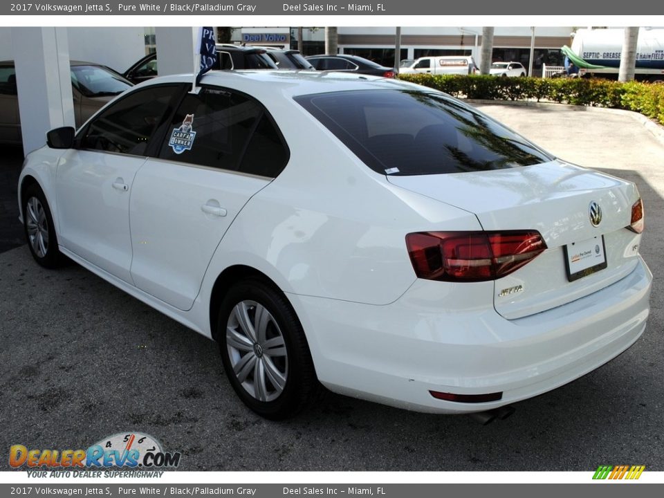 2017 Volkswagen Jetta S Pure White / Black/Palladium Gray Photo #6