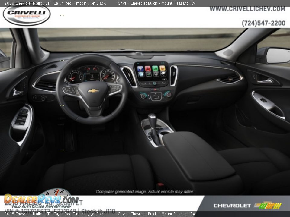 2018 Chevrolet Malibu LT Cajun Red Tintcoat / Jet Black Photo #5