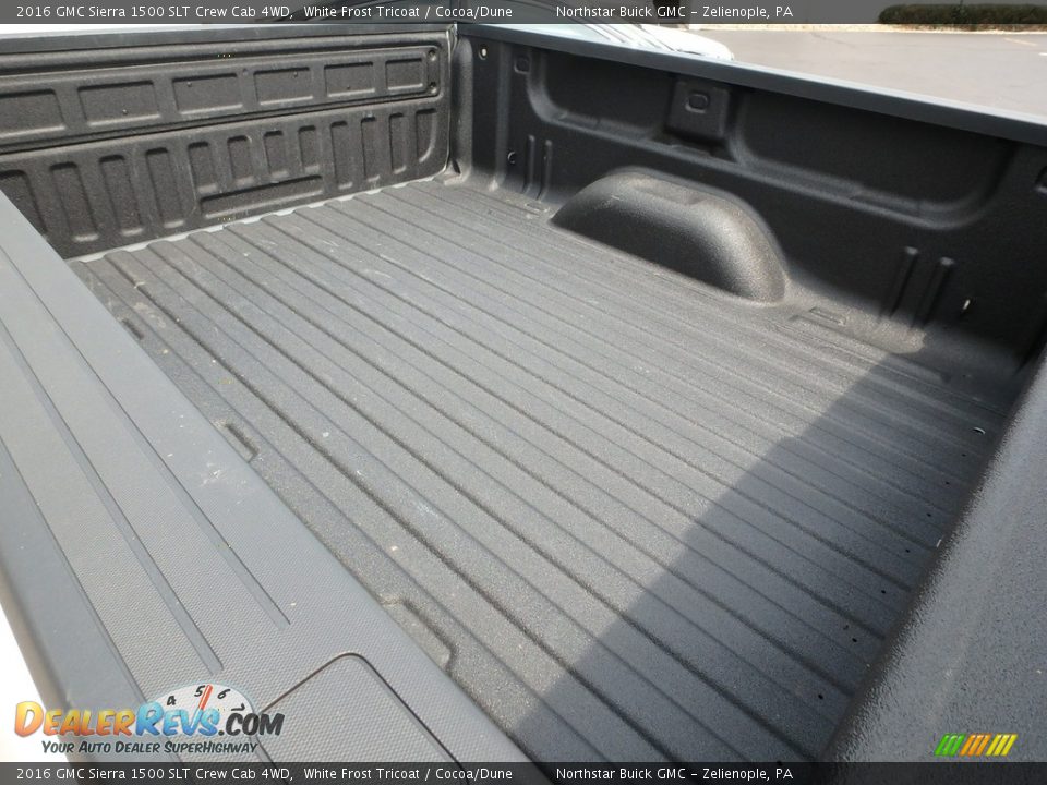2016 GMC Sierra 1500 SLT Crew Cab 4WD White Frost Tricoat / Cocoa/Dune Photo #6