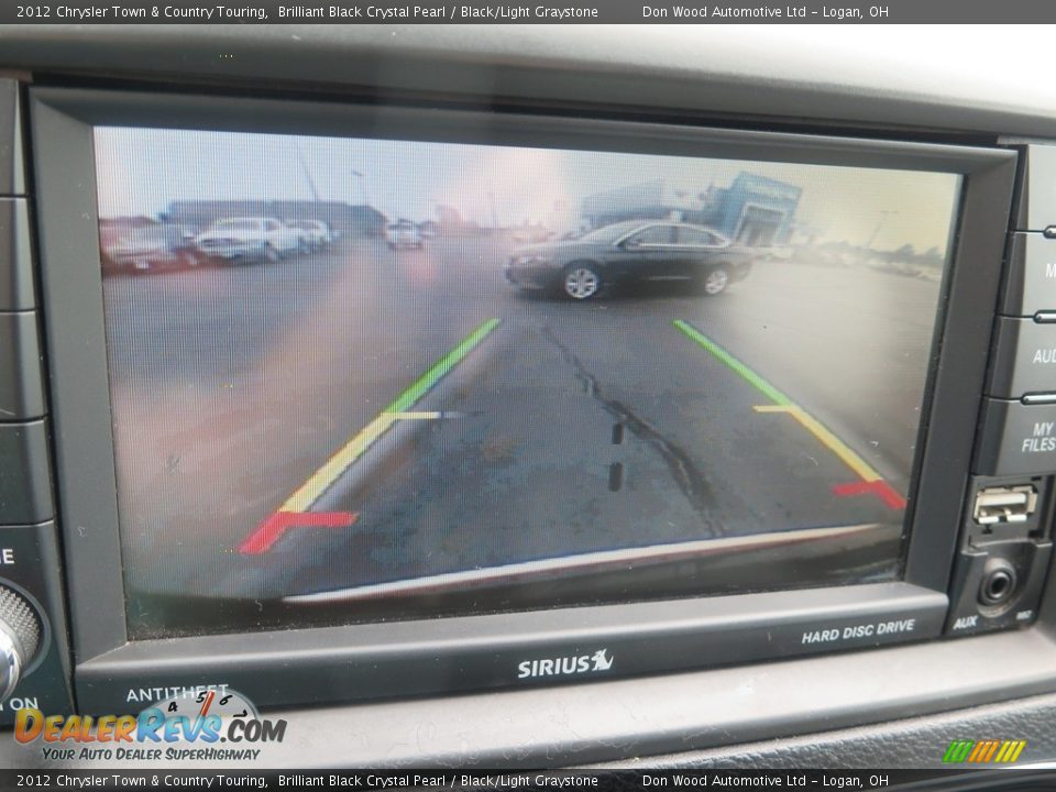 2012 Chrysler Town & Country Touring Brilliant Black Crystal Pearl / Black/Light Graystone Photo #2