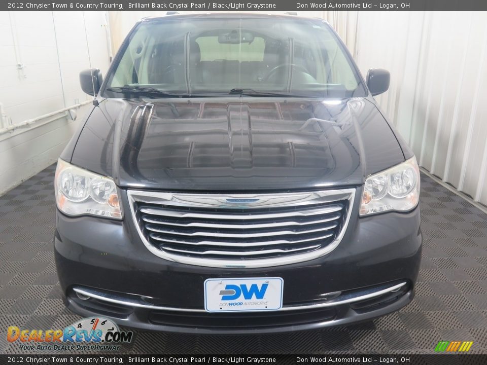 2012 Chrysler Town & Country Touring Brilliant Black Crystal Pearl / Black/Light Graystone Photo #4