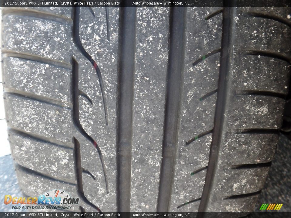 2017 Subaru WRX STI Limited Crystal White Pearl / Carbon Black Photo #9