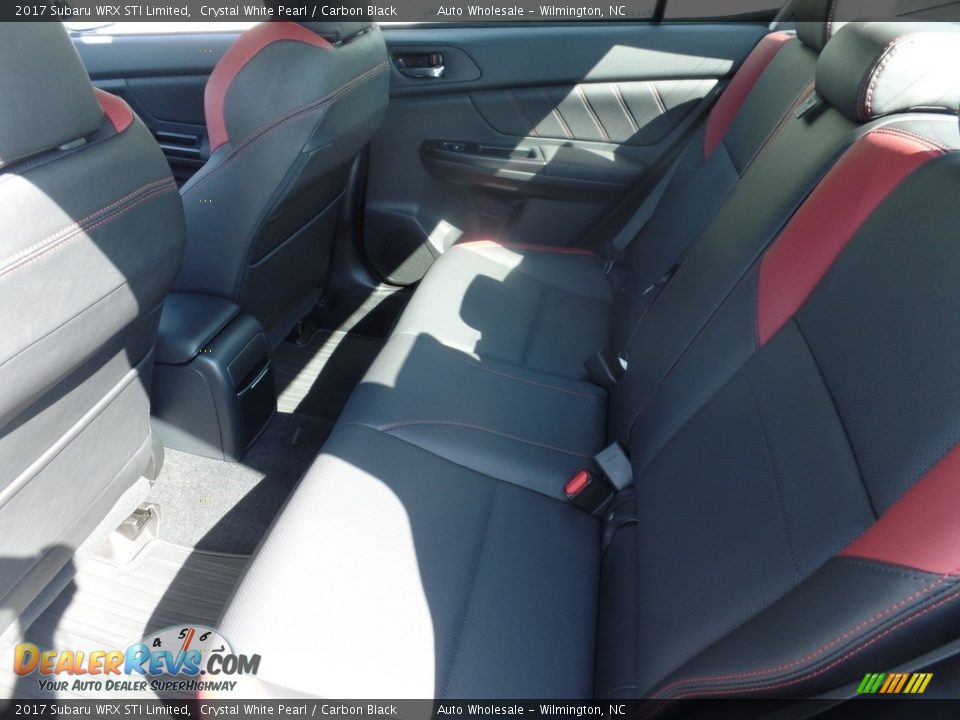 Rear Seat of 2017 Subaru WRX STI Limited Photo #12