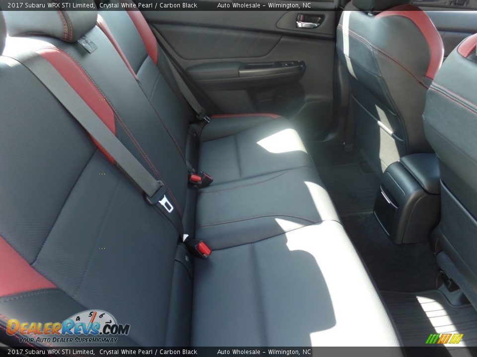 Rear Seat of 2017 Subaru WRX STI Limited Photo #14