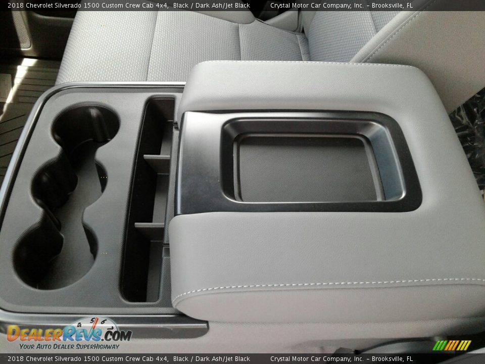 2018 Chevrolet Silverado 1500 Custom Crew Cab 4x4 Black / Dark Ash/Jet Black Photo #18