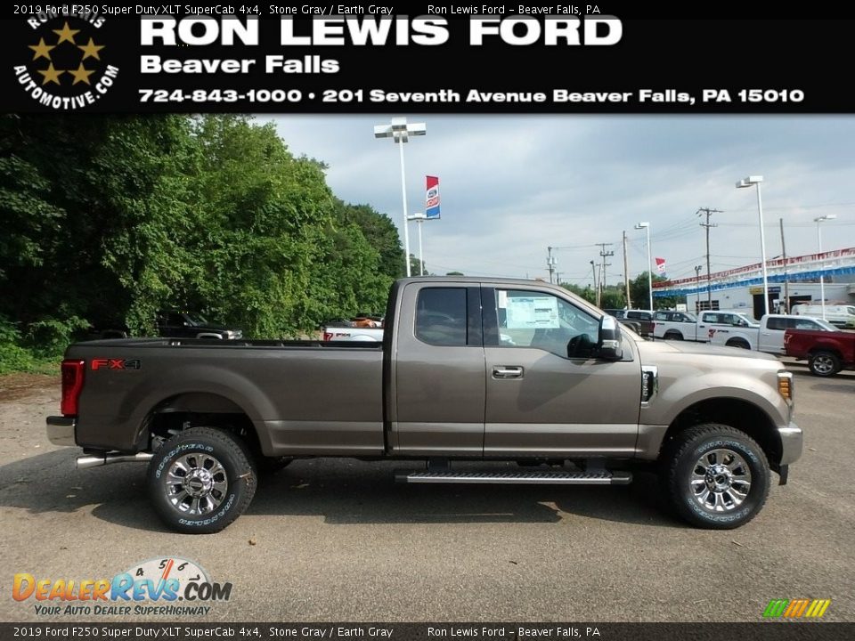 2019 Ford F250 Super Duty XLT SuperCab 4x4 Stone Gray / Earth Gray Photo #1