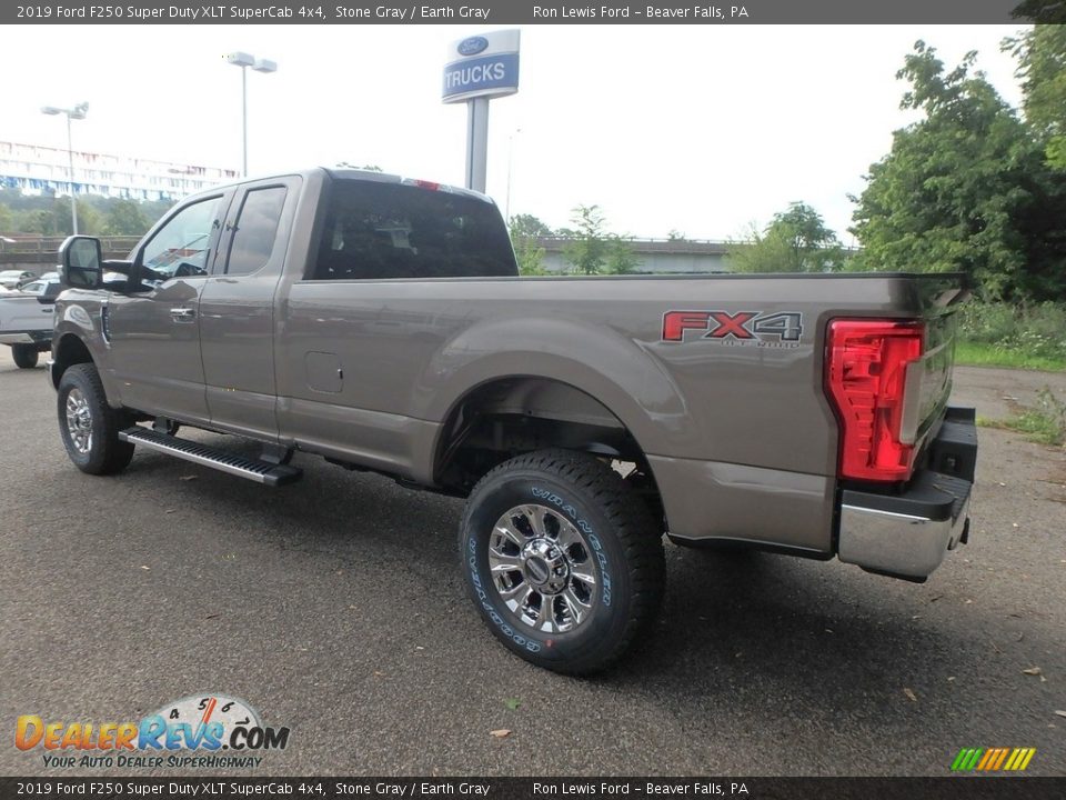 2019 Ford F250 Super Duty XLT SuperCab 4x4 Stone Gray / Earth Gray Photo #5