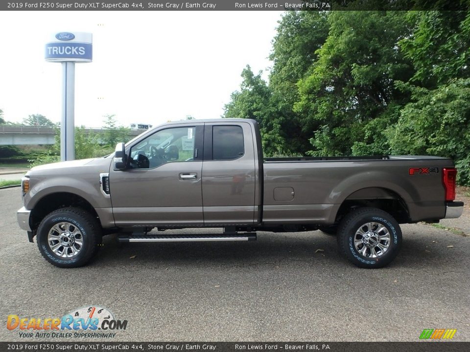 2019 Ford F250 Super Duty XLT SuperCab 4x4 Stone Gray / Earth Gray Photo #6