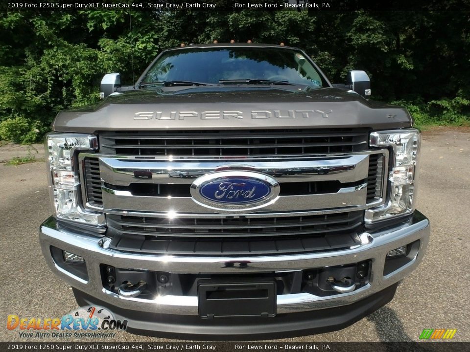 2019 Ford F250 Super Duty XLT SuperCab 4x4 Stone Gray / Earth Gray Photo #8
